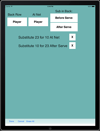 Volleyball ACE and TapRecorder with PracticeStats for Competitive Court Volleyball